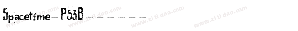 Spacetime-P53B字体转换