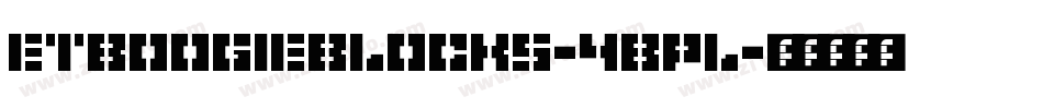 Etboogieblocks-4BPl字体转换