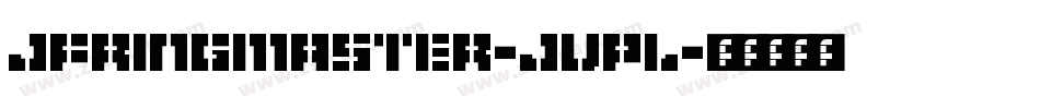 Jfringmaster-jVPl字体转换