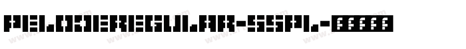 PelodeRegular-55PL字体转换