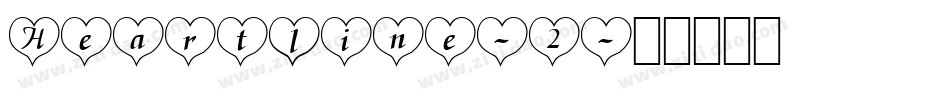 Heartline-2字体转换