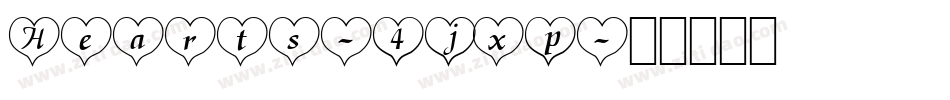 Hearts-4jxp字体转换