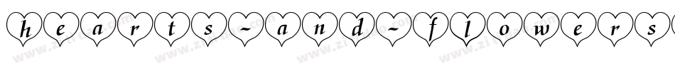 hearts-and-flowers-for-valentines-1字体转换