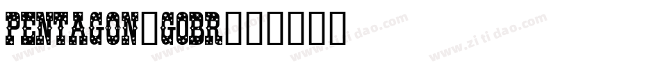 Pentagon-g0BR字体转换