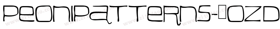 PeoniPatterns-6OZD字体转换