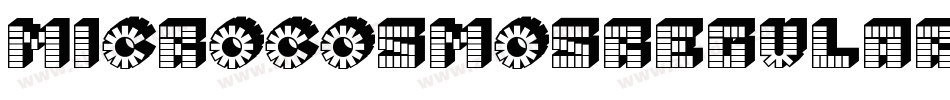 MicrocosmosRegular-03LR字体转换