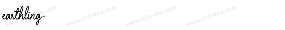 earthling字体转换