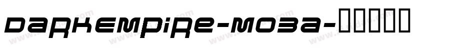 DarkEmpire-mO3a字体转换