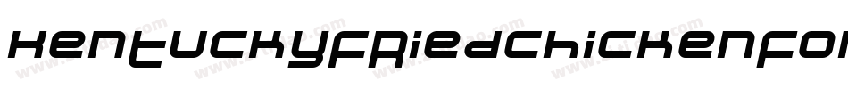 Kentuckyfriedchickenfont-vA3A字体转换