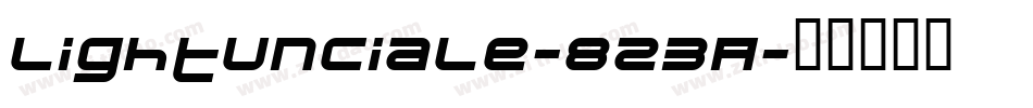 Lightunciale-8Z3A字体转换