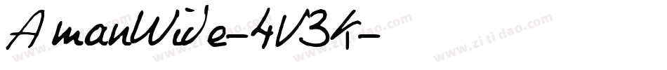 AmanWide-4V3K字体转换
