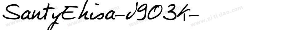 SantyEhisa-d9O3K字体转换