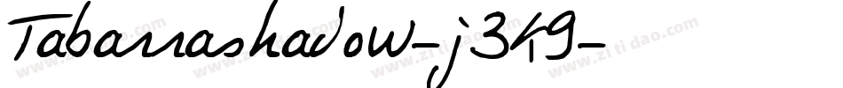 Tabarrashadow-j3K9字体转换