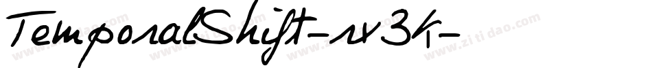 TemporalShift-rx3K字体转换
