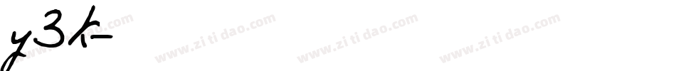 y3k字体转换