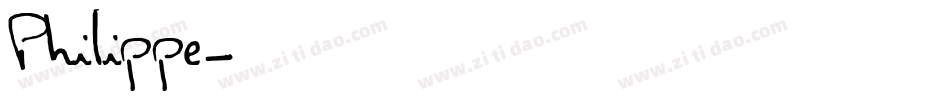 Philippe字体转换