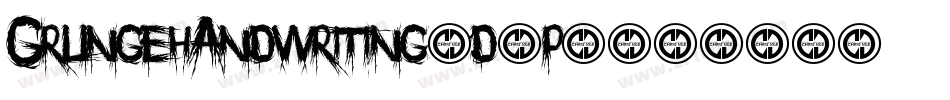 Grungehandwriting-d0p6字体转换