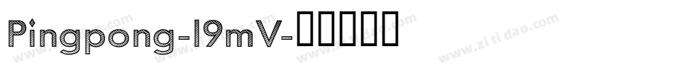 Pingpong-l9mV字体转换