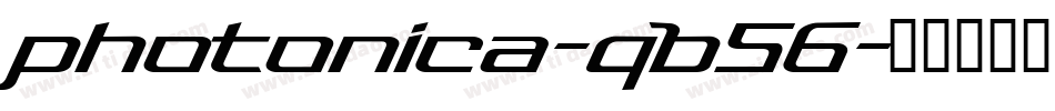 Photonica-qB56字体转换