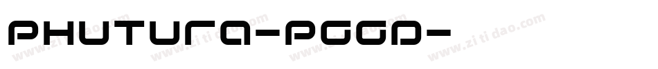 Phutura-pggD字体转换