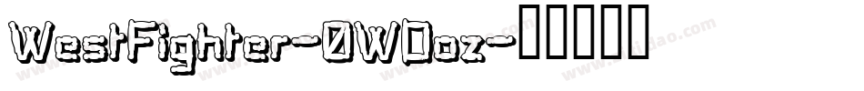 WestFighter-0WDoz字体转换