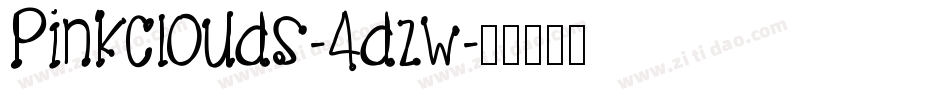 Pinkclouds-4dzW字体转换