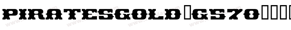 PiratesGold-G57O字体转换