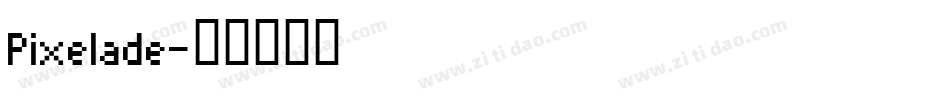Pixelade字体转换
