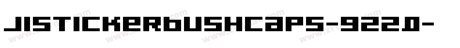 JiStickerbushCaps-g22q字体转换