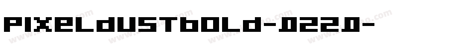 PixeldustBold-q22q字体转换