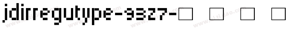 JdIrregutype-93Z7字体转换