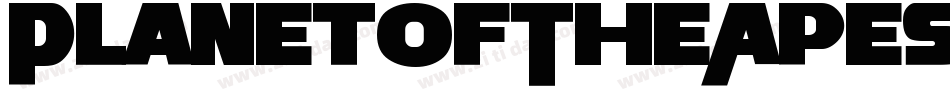 PlanetOfTheApes-7OdB字体转换