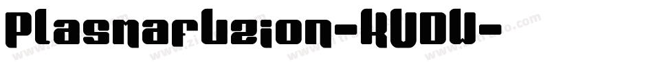 Plasmafuzion-KVDW字体转换