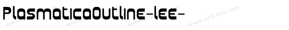 PlasmaticaOutline-lee字体转换