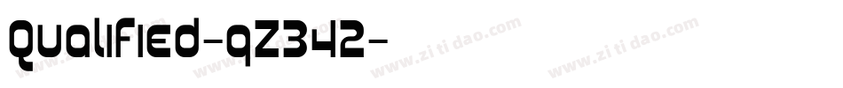 Qualified-qZ342字体转换