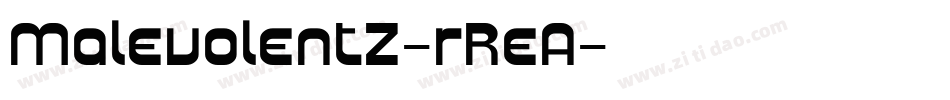 MalevolentZ-rReA字体转换