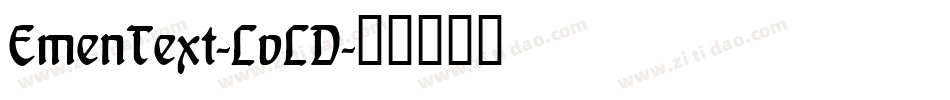 EmenText-LvLD字体转换