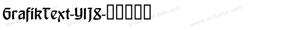GrafikText-YlJ8字体转换