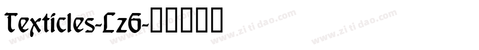 Texticles-LzG字体转换