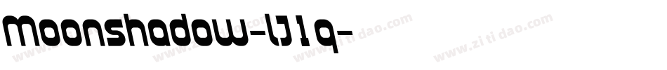 Moonshadow-lJ1q字体转换