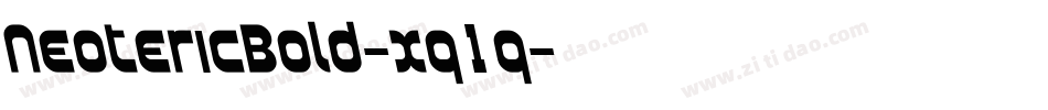 NeotericBold-xq1q字体转换 NeotericBold-xq1q字体转换