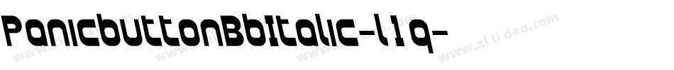 PanicbuttonBbItalic-l1q字体转换