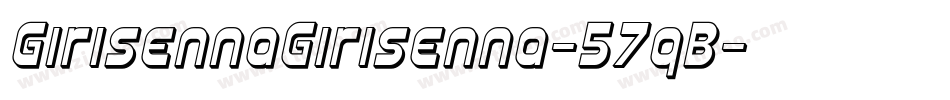 GirisennaGirisenna-57qB字体转换