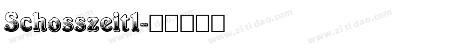 Schosszeit1字体转换