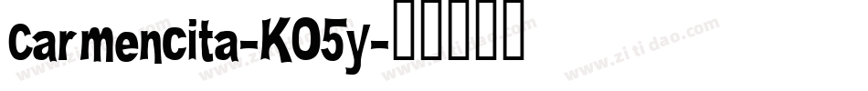 Carmencita-KO5y字体转换