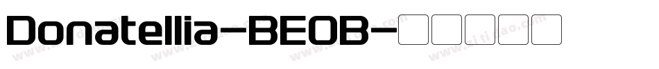 Donatellia-BE0B字体转换