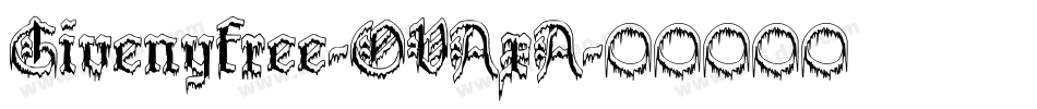 Givenyfree-OVAxA字体转换