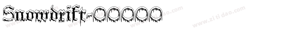 Snowdrift字体转换