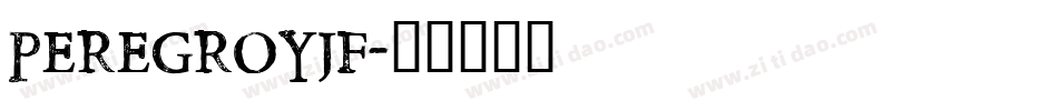 PeregroyJF字体转换
