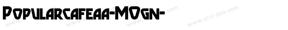 Popularcafeaa-MOgn字体转换